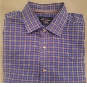 CHARLES TYRWHITT Weekend Slim Fit Dress Shirt LG